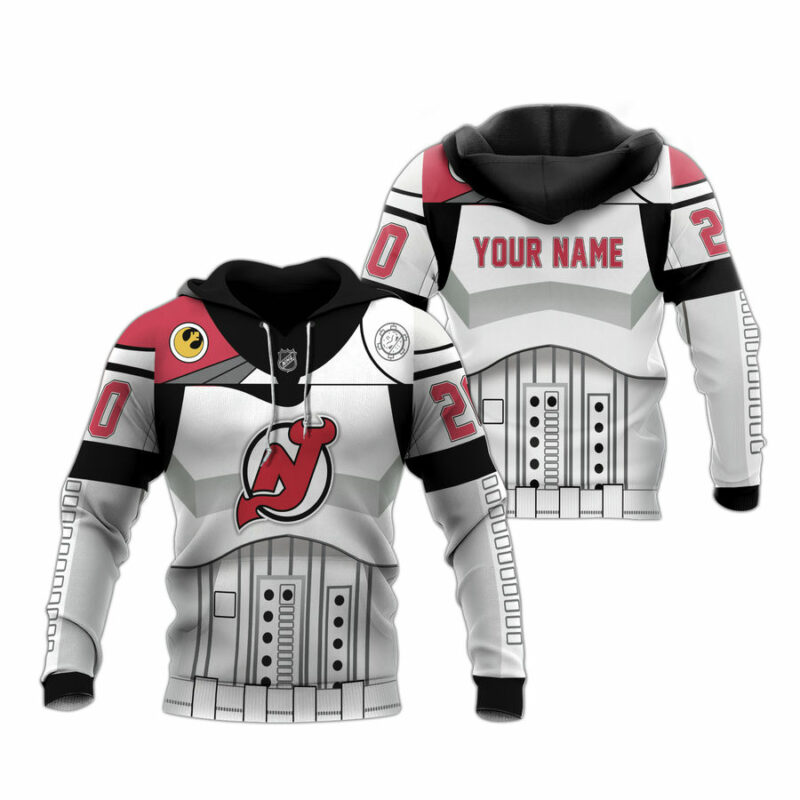 Personalized Jersey Devils Star Wars All Over Print Hoodie