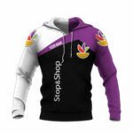 Personalized logo stop shop all over print hoodie front side