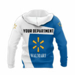 Personalized logo walmart my heart white and blue all over print hoodie back side
