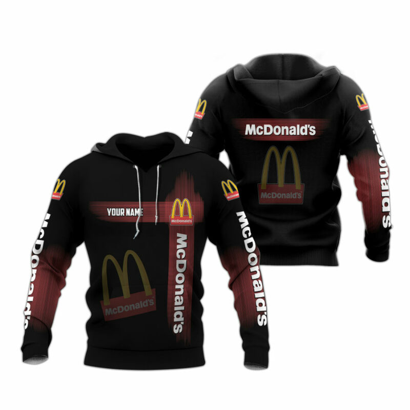 Personalized Mcdonalds In My Heart 3 All Over Print Hoodie