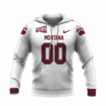 Personalized montana grizzlies team all over print hoodie front side