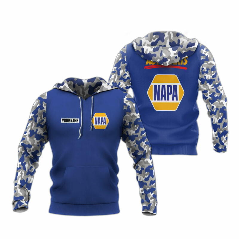 Personalized Napa Auto Parts Camo All Over Print Hoodie