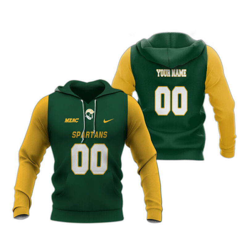 Personalized Norfolk State Spartans All Over Print Hoodie