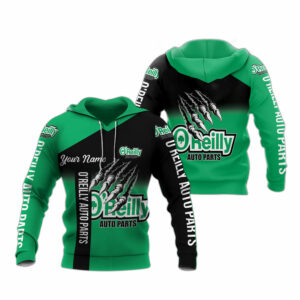 Personalized oreilly auto parts logo all over print hoodie