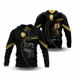 Personalized outlander pullover and pered all over print hoodie