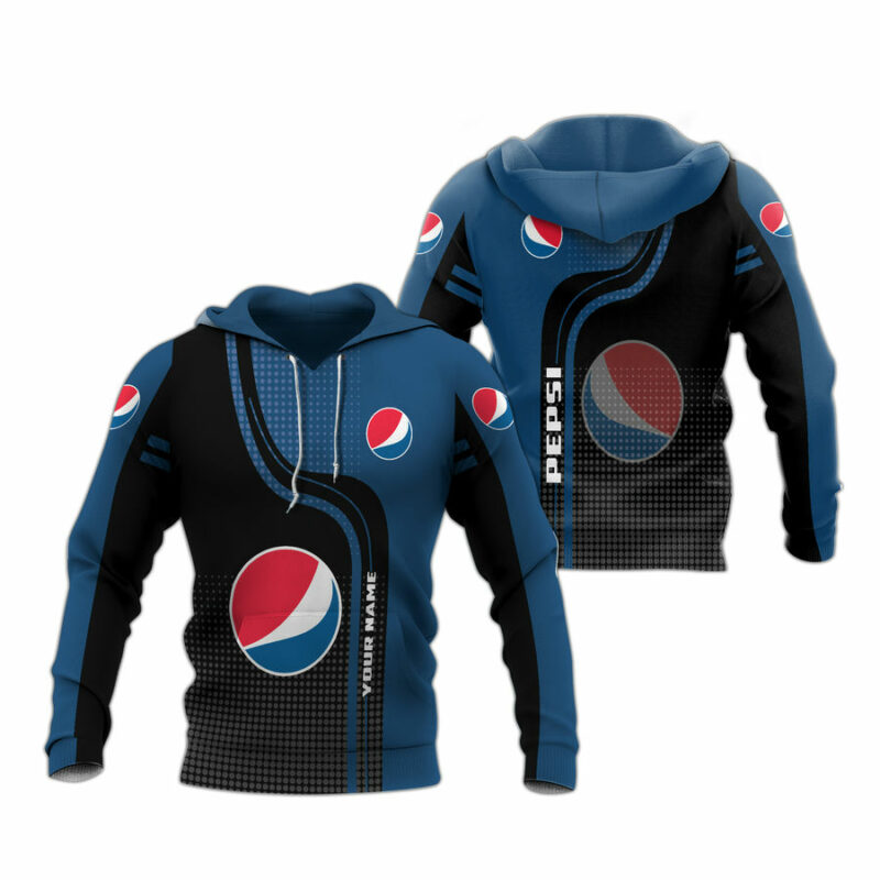 Personalized Pepsi All Over Print Hoodie