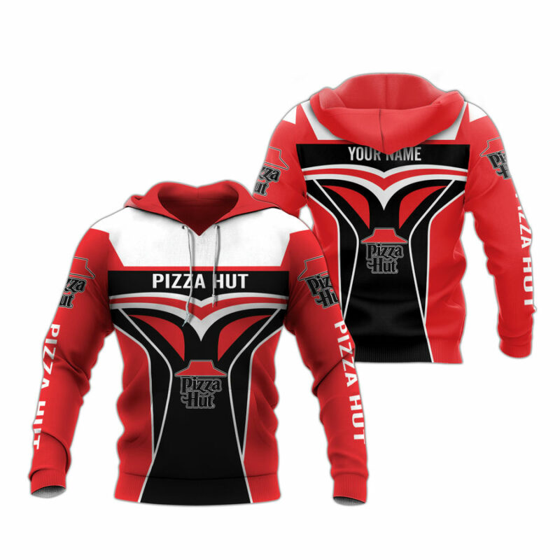 Personalized Pizza Hut Logo All Over Print Hoodie