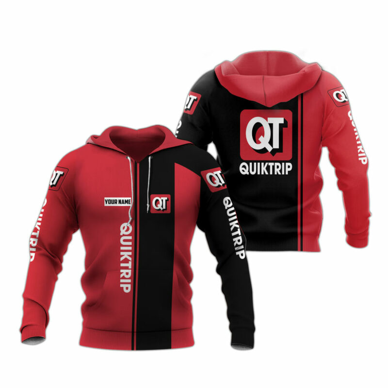 Personalized Quiktrip Logo In My Heart All Over Print Hoodie