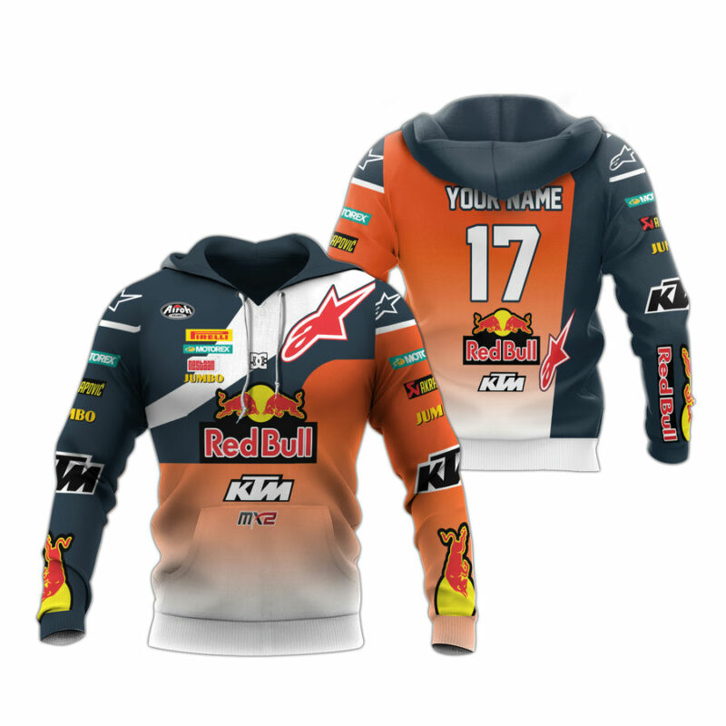 Personalized Red Bull Ktm Racing All Over Print Hoodie
