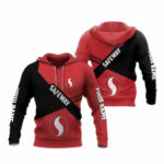 Personalized safeway logo all over print hoodie