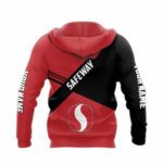 Personalized safeway logo all over print hoodie back side