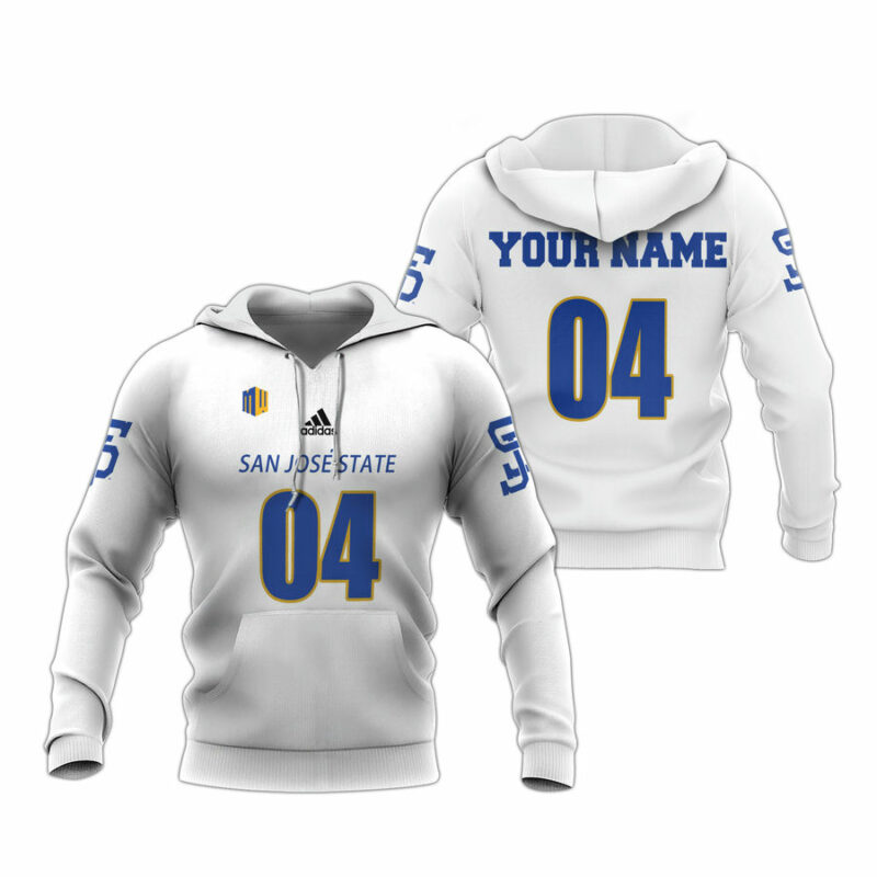 Personalized San Jose State Spartans All Over Print Hoodie