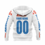 Personalized skyway recreation bmx racing all over print hoodie back side