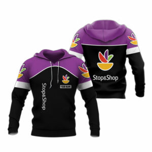Personalized stop shop logo in my heart 1 all over print hoodie