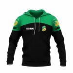Personalized subway logo in my heart all over print hoodie front side