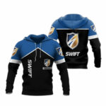 Personalized swift transportation all over print hoodie