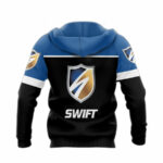 Personalized swift transportation all over print hoodie back side