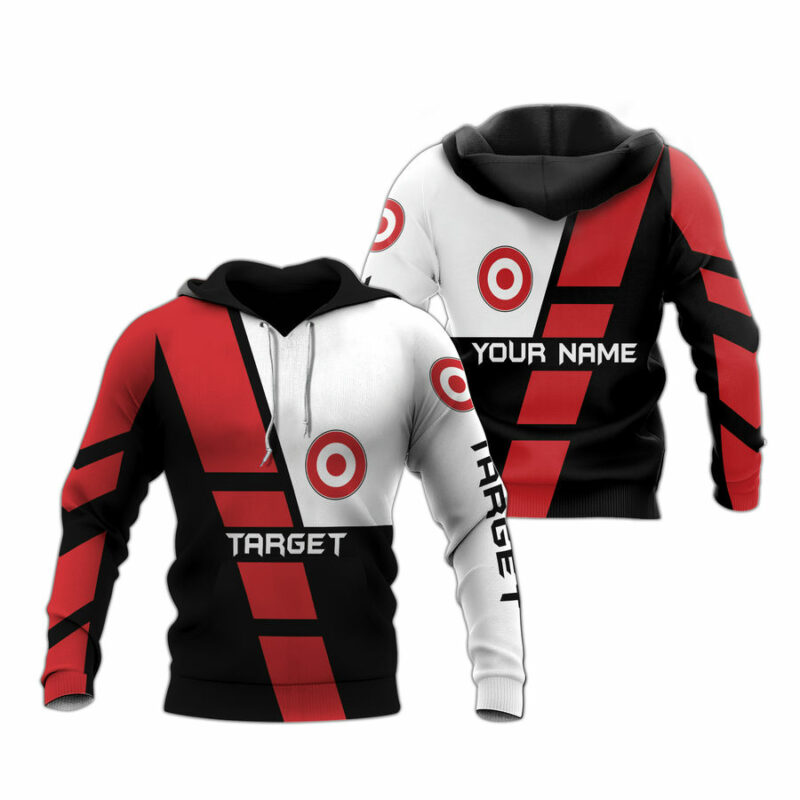 Personalized Target Logo All Over Print Hoodie