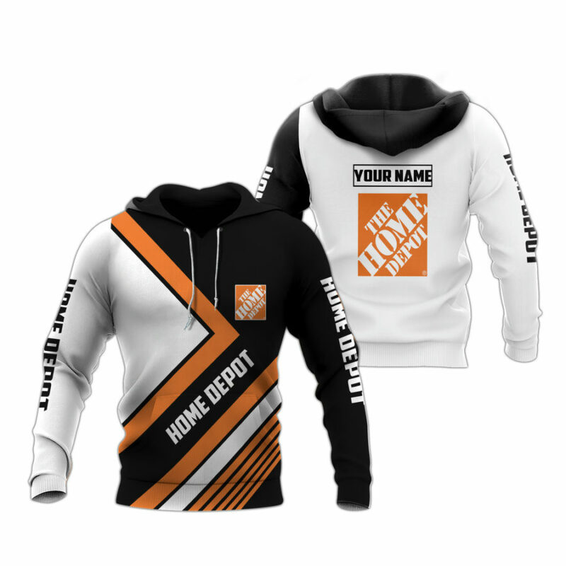 Personalized The Home Depot Logo 2 All Over Print Hoodie