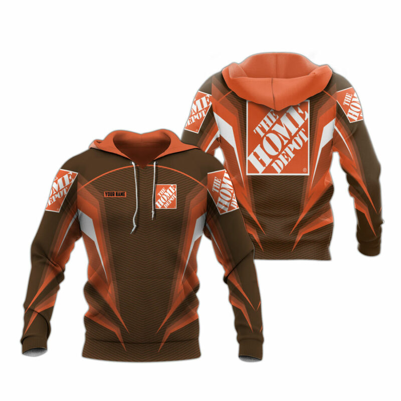 Personalized The Home Depot Logo In My Heart 5 All Over Print Hoodie