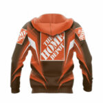 Personalized the home depot logo in my heart 5 all over print hoodie back side
