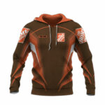 Personalized the home depot logo in my heart 5 all over print hoodie front side