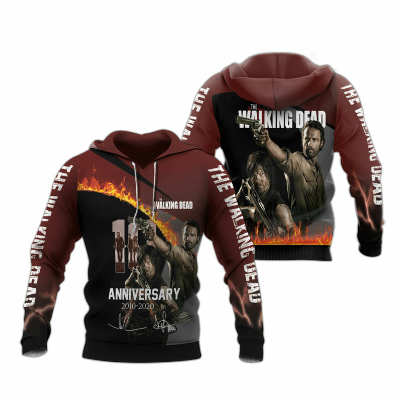 Personalized The Walking Dead All Over Print Hoodie