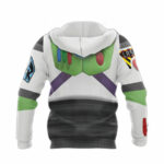Personalized toy story buzz lightyear space ranger cosplay all over print hoodie back side