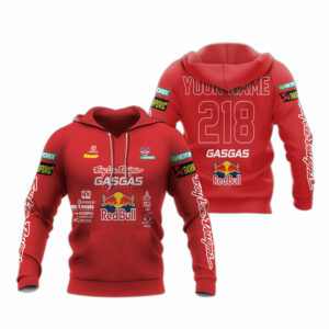 Personalized troy lee designs gasgas red bull all over print hoodie