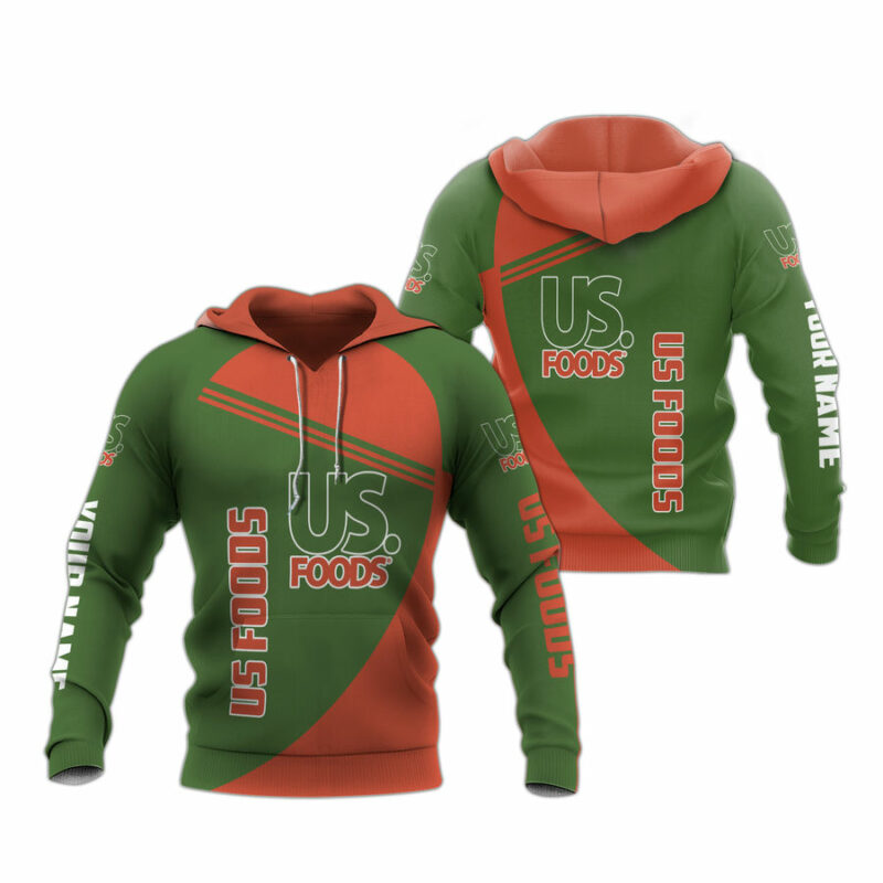 Personalized Us Foods All Over Print Hoodie