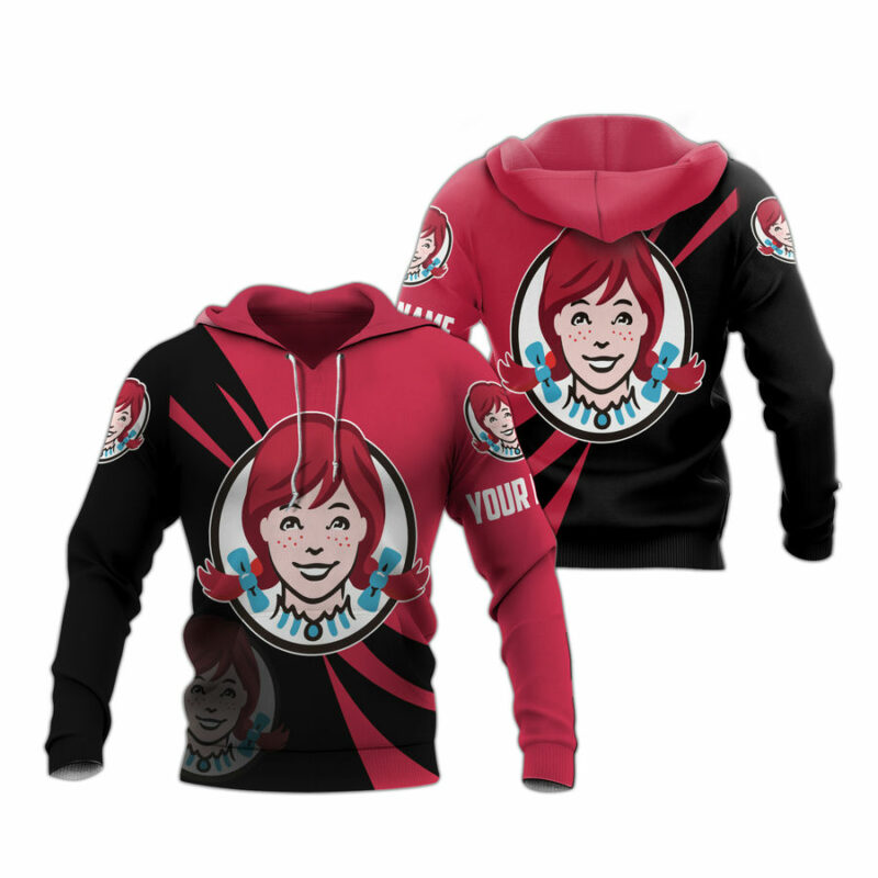 Personalized Wendys Logo 1 All Over Print Hoodie