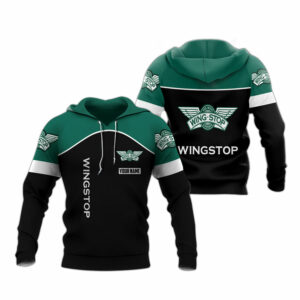 Personalized wingstop logo in my heart 1 all over print hoodie