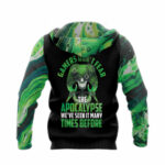 Personalized xbox gamers do not fear the apocalypse all over print hoodie back side
