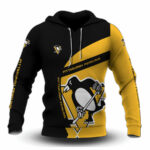 Pittsburgh penguins all over print hoodie front side