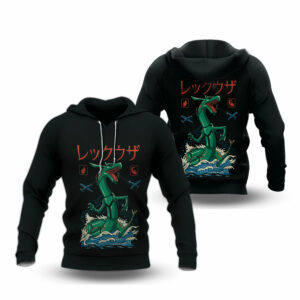 Rayquaza pokemon all over print hoodie