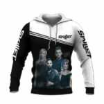 Skillet rock band up rock band tees 2020 rock band up print all over print hoodie front side
