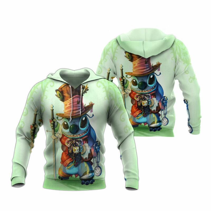 Stitch And Lilo All Over Print Hoodie