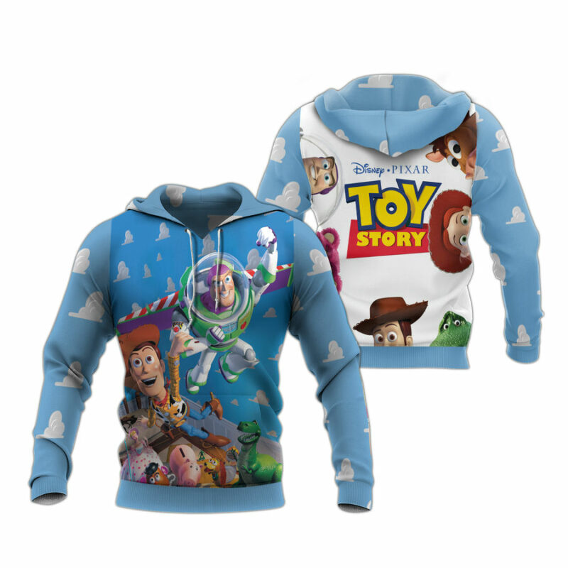 Toy Story Cartoon All Over Print Hoodie