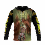 Tyson fury the king www all over print hoodie front side