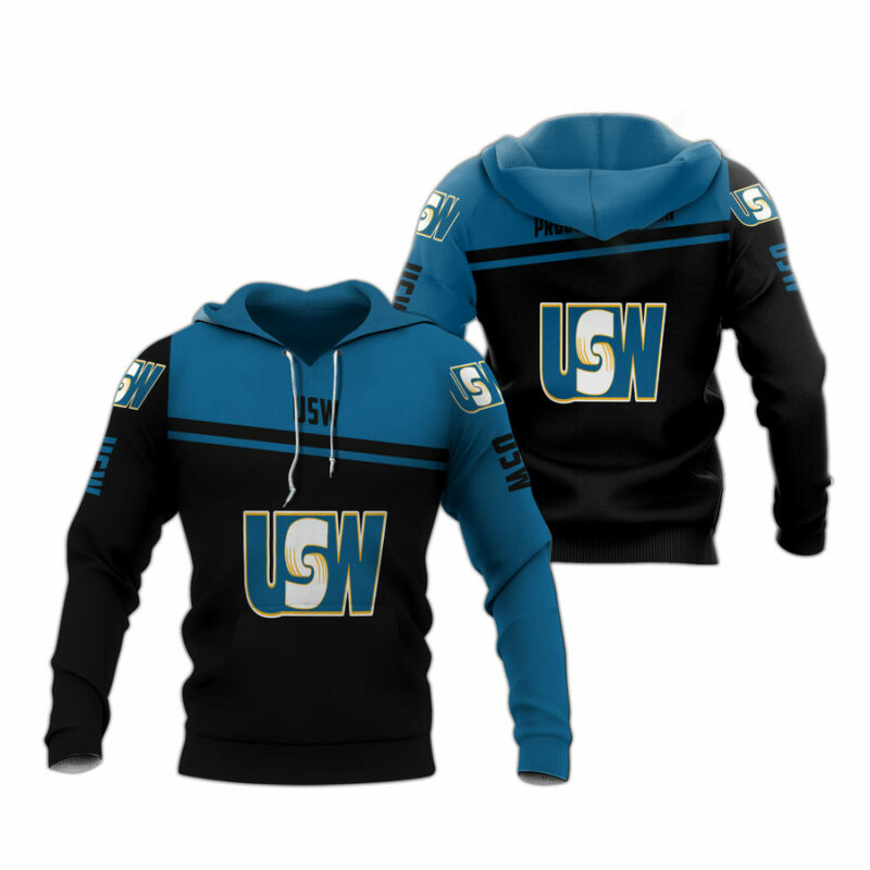 United Steelworkers Logo All Over Print Hoodie