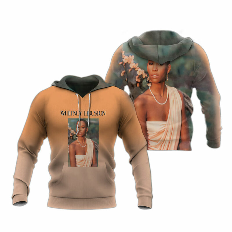 Whitney Houston Debut Album Cover All Over Print Hoodie