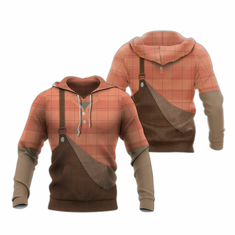 Wreck It Ralph Costume Cosplay All Over Print Hoodie